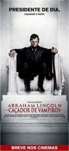 Abraham Lincoln: Vampire Hunter - Brazilian Movie Poster (xs thumbnail)