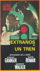Strangers on a Train - Spanish Movie Poster (xs thumbnail)
