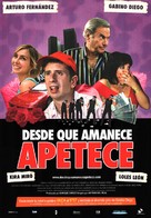 Desde que amanece apetece - Spanish Movie Poster (xs thumbnail)