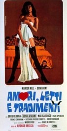 Amori, letti e tradimenti - Italian Movie Poster (xs thumbnail)