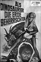 When Dinosaurs Ruled the Earth - German poster (xs thumbnail)