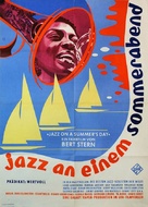 Jazz on a Summer&#039;s Day - German Movie Poster (xs thumbnail)