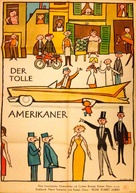 La belle Am&eacute;ricaine - German Movie Poster (xs thumbnail)