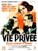 Vie priv&eacute;e - French Movie Poster (xs thumbnail)