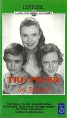 Tre piger fra Jylland - Danish VHS movie cover (xs thumbnail)