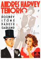 Andy Hardy Meets Debutante - Spanish Movie Poster (xs thumbnail)