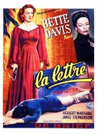 The Letter - Belgian Movie Poster (xs thumbnail)
