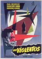 Les violents - Spanish Movie Poster (xs thumbnail)