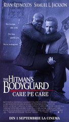 The Hitman&#039;s Bodyguard - Romanian Movie Poster (xs thumbnail)