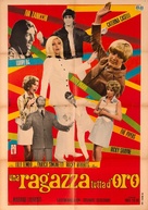 Una ragazza tutta d&#039;oro - Italian Movie Poster (xs thumbnail)