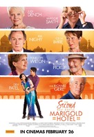 The Second Best Exotic Marigold Hotel - Australian Movie Poster (xs thumbnail)
