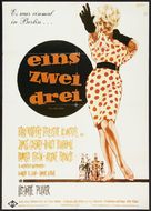 One, Two, Three - German Movie Poster (xs thumbnail)