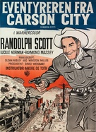 Carson City - Danish Movie Poster (xs thumbnail)