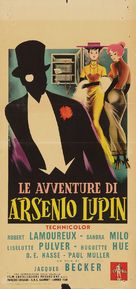 Aventures d&#039;Ars&egrave;ne Lupin, Les - Italian Movie Poster (xs thumbnail)