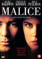 Malice - Dutch DVD movie cover (xs thumbnail)