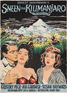 The Snows of Kilimanjaro - Danish Movie Poster (xs thumbnail)