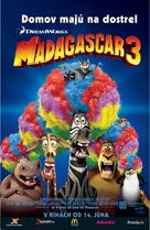 Madagascar 3: Europe&#039;s Most Wanted - Slovak Movie Poster (xs thumbnail)