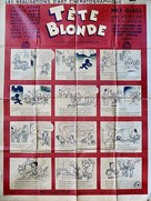 T&ecirc;te blonde - French Movie Poster (xs thumbnail)