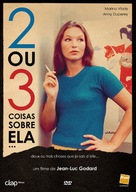 2 ou 3 choses que je sais d&#039;elle - Portuguese DVD movie cover (xs thumbnail)