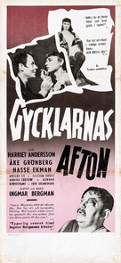 Gycklarnas afton - Swedish Movie Poster (xs thumbnail)