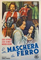 The Man in the Iron Mask - Italian Movie Poster (xs thumbnail)