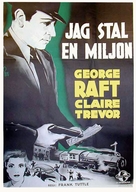 I Stole a Million - Swedish Movie Poster (xs thumbnail)