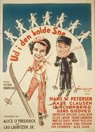 Ud i den kolde sne - Danish Movie Poster (xs thumbnail)