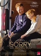Sorry We Missed You - French Movie Poster (xs thumbnail)