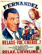 Relaxe-toi ch&eacute;rie - Belgian Movie Poster (xs thumbnail)