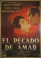 Song of Surrender - Spanish Movie Poster (xs thumbnail)