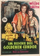 Treasure of the Golden Condor - German Movie Poster (xs thumbnail)