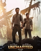 Uncharted - Danish Movie Poster (xs thumbnail)