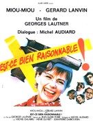 Est-ce bien raisonnable? - French Movie Poster (xs thumbnail)