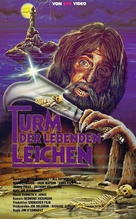 Tower of Evil - German VHS movie cover (xs thumbnail)
