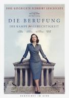 On the Basis of Sex - German Movie Poster (xs thumbnail)