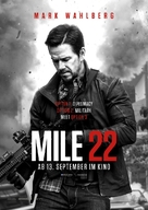 Mile 22 - German Movie Poster (xs thumbnail)