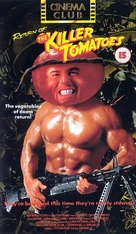 Return of the Killer Tomatoes! - British VHS movie cover (xs thumbnail)