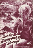 Und der Amazonas schweigt - German poster (xs thumbnail)