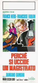 Perch&eacute; si uccide un magistrato? - Italian Movie Poster (xs thumbnail)