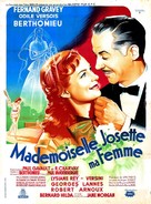 Mademoiselle Josette ma femme - French Movie Poster (xs thumbnail)
