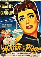 Female on the Beach - French Movie Poster (xs thumbnail)