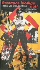 Le lunghe notti della Gestapo - Swedish VHS movie cover (xs thumbnail)
