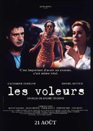 Les voleurs - French Movie Poster (xs thumbnail)