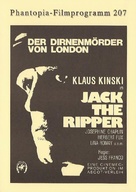 Jack the Ripper - German poster (xs thumbnail)