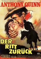 The Ride Back - German Movie Poster (xs thumbnail)