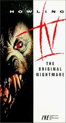 Howling IV: The Original Nightmare - VHS movie cover (xs thumbnail)
