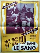 Fuego en la sangre - French Movie Poster (xs thumbnail)