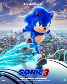 Sonic the Hedgehog 3 - Brazilian Movie Poster (xs thumbnail)