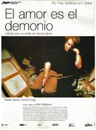 Love Is the Devil: Study for a Portrait of Francis Bacon - Spanish Movie Poster (xs thumbnail)