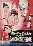 Abbott and Costello Meet the Killer, Boris Karloff - Danish Movie Poster (xs thumbnail)